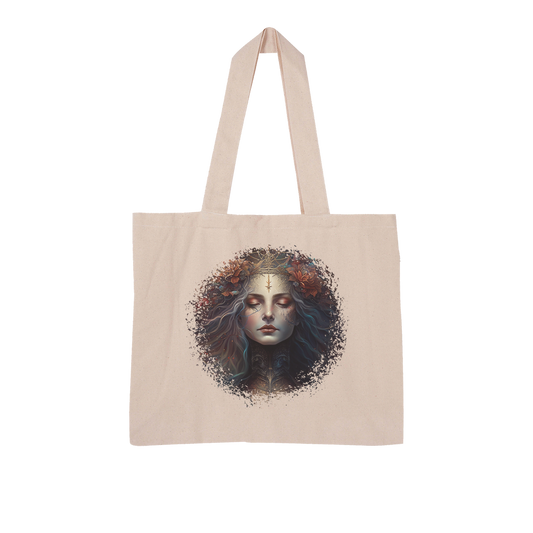 Warrior Goddess "Isolde" Large Organic Tote Bag
