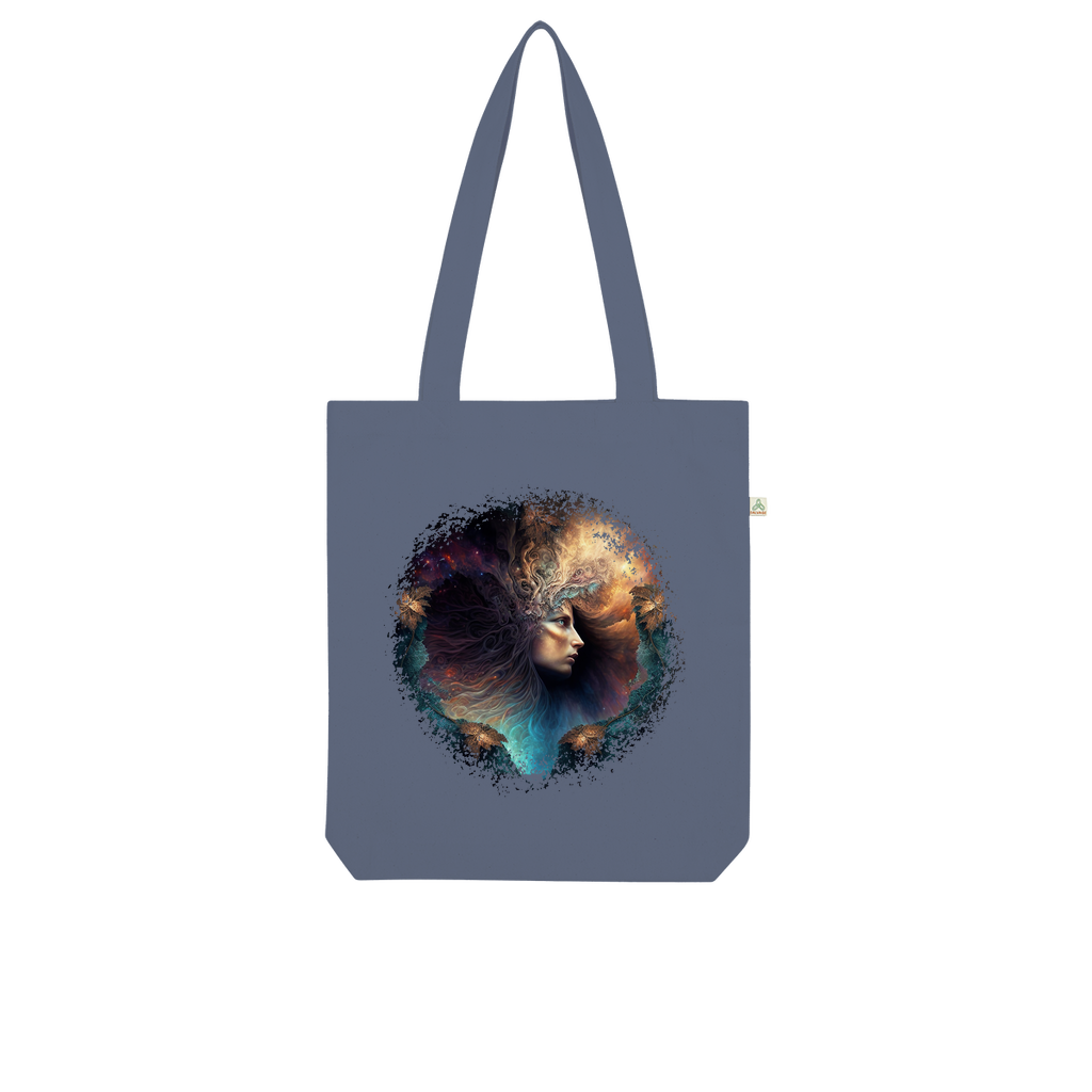 Celestial Goddess "Auroria" Organic Tote Bag