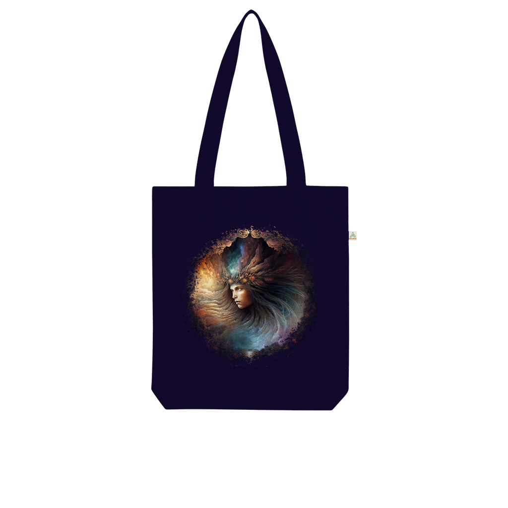 Celestial Goddess "Nebulae" Organic Tote Bag