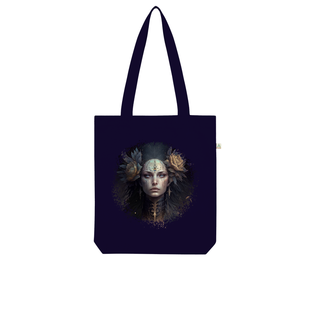 Warrior Goddess "Nyxara" Organic Tote Bag
