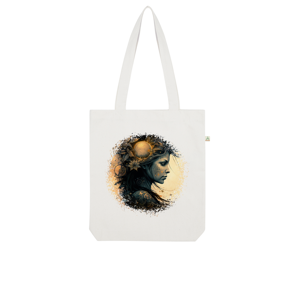 Goddess of Rebellion "Solara" Organic Tote Bag