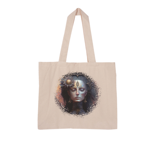 Warrior Goddess "Lysandra" Large Organic Tote Bag