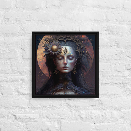 Warrior Goddess "Lysandra" Framed canvas