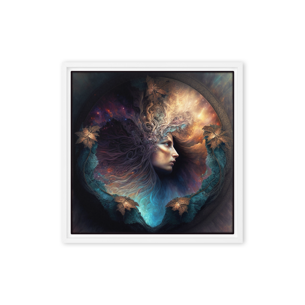 Celestial Goddess "Auroria" Framed canvas